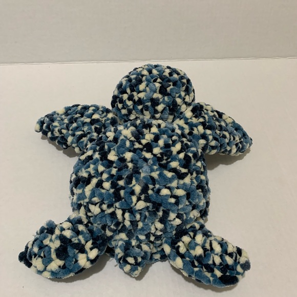 Sea Turtle Handmade Crocheted Soft Plush Stuffed Turtle - Picture 12 of 15